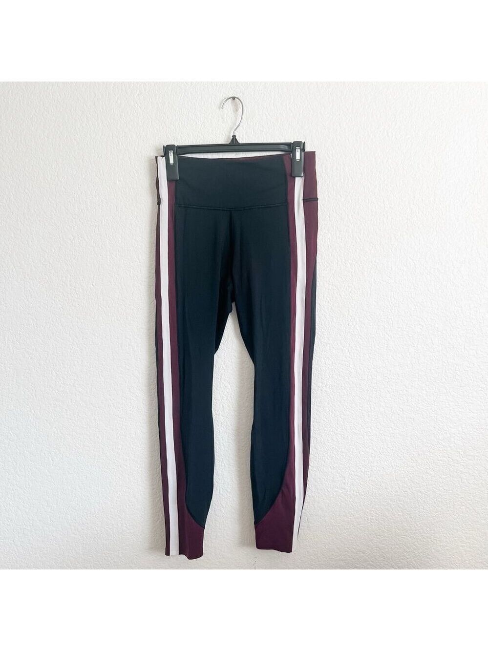Athleta Crunch 7/8 Tights Womens Small Multicolor Activewear Workout Gym Mom